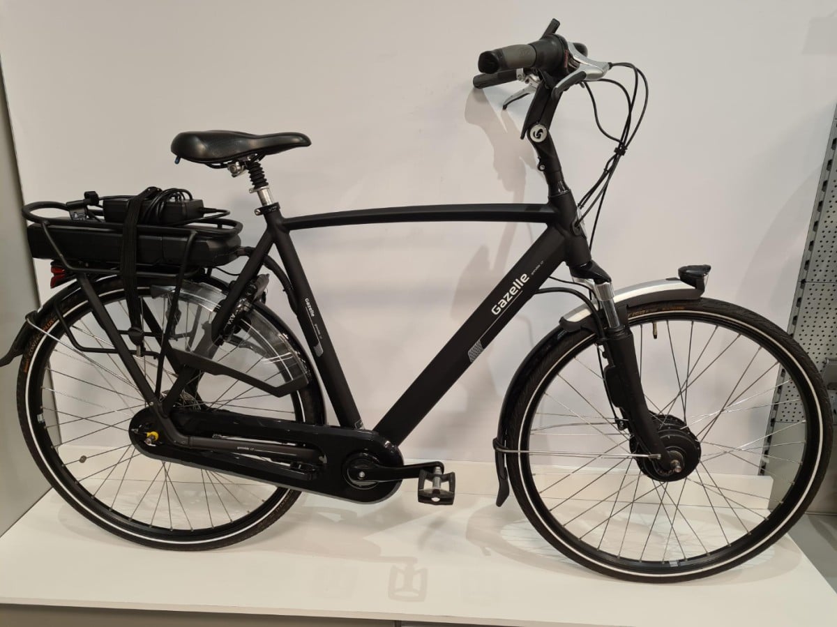 Gazelle Grenoble C7+ HFP Zwart Mat Heren . - Hammink Fietsplezier