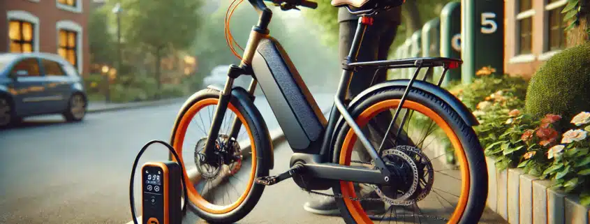 Elektrische fiets opladen hammink fietsplezier